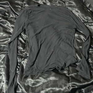 Hollister Black Long Sleeve Fitted Tee